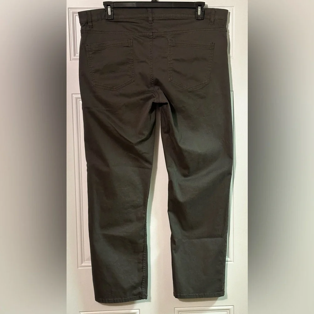 Roundtree Yorke Casuals Pants Mens Beige Khaki 5 Pocket Size 40x32